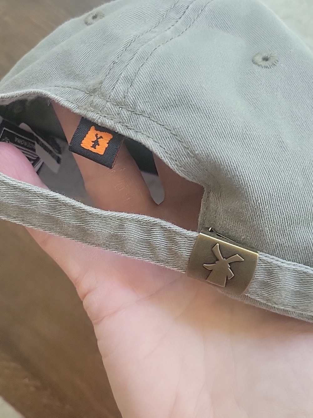 Dutch Bros Olive Green Cotton Oregon State Cap with Logo Tag - Picture 5 of 6
